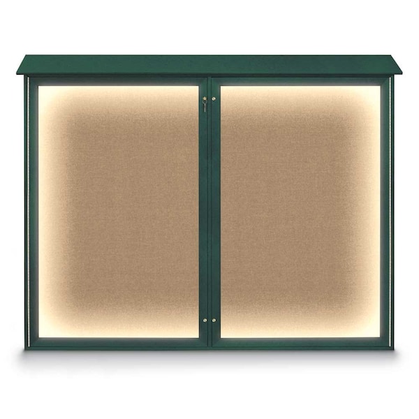 Triple Door Enclosed Indoor Letterboard